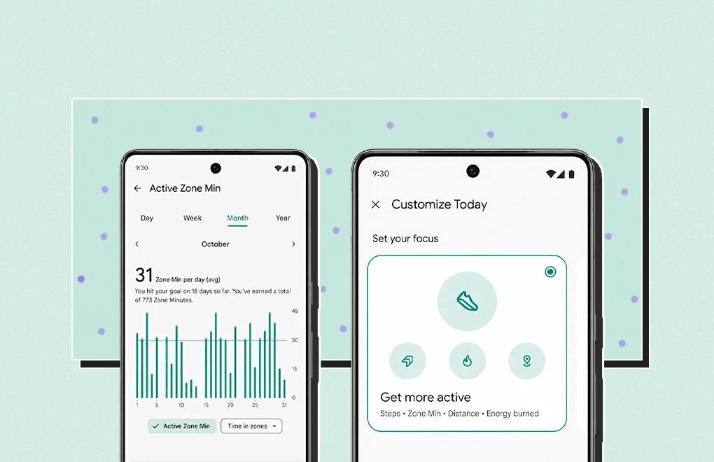 Fitbit launches the new Google Health app interface on an Android
